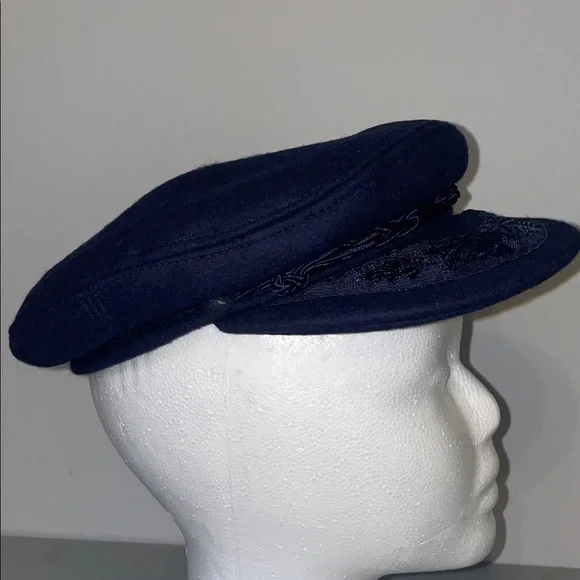 Authentic Greek Fisherman’s Cap navy blue 56-7 New - Picture 4 of 10